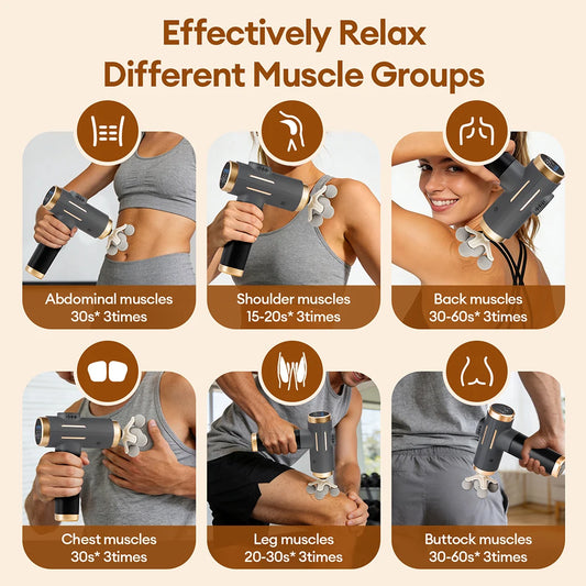 11-in-1 Professional Electric Muscle Massage Gun