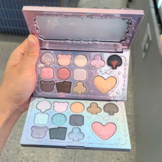 12-Color Neutral Eyeshadow Palette for Everyday Makeup