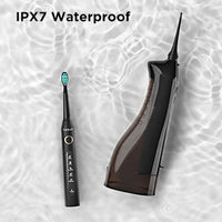 Portable Cordless Water Flosser and Electric Toothbrush Set
