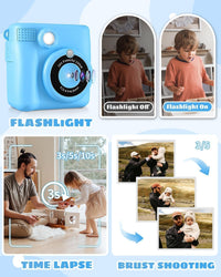 Instant Print Camera for Kids