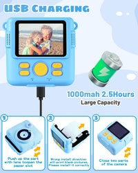 Instant Print Camera for Kids