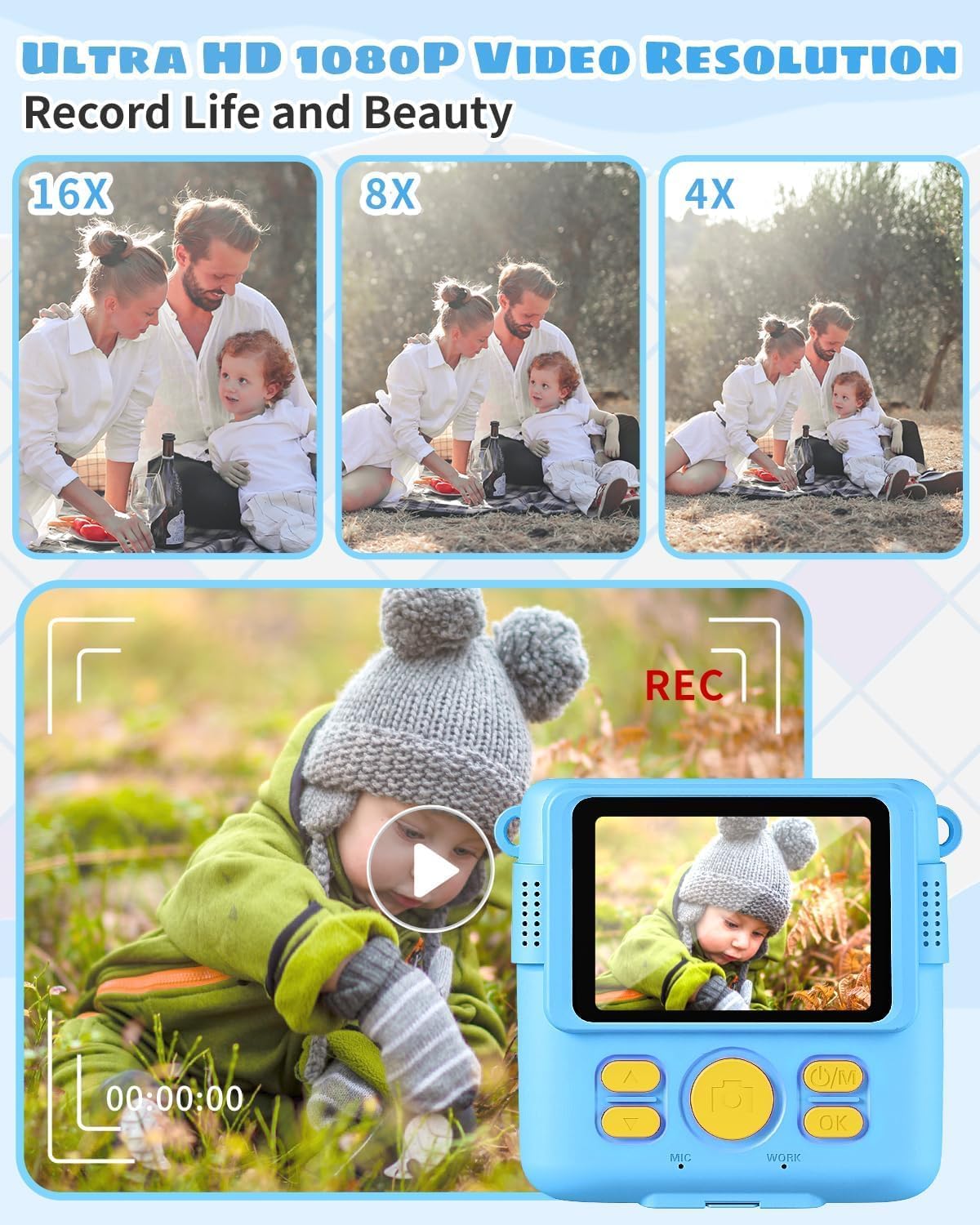 Instant Print Camera for Kids - 9