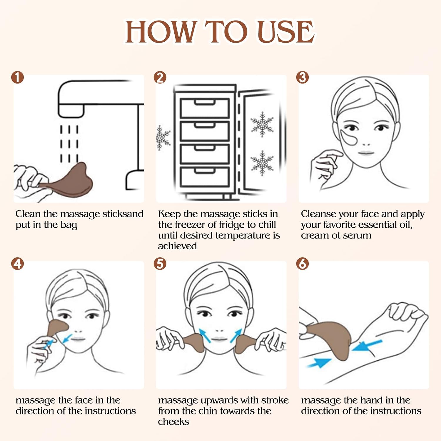 Stainless Steel Cooling Facial Cryo Sticks for Skin Tightening - 11