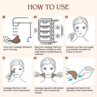 Stainless Steel Cooling Facial Cryo Sticks for Skin Tightening
