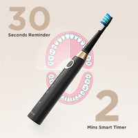 Sonic Rechargeable Electric Toothbrush with 8 Brush Heads