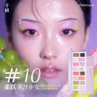 16-Color Shimmer and Matte Eyeshadow Palette