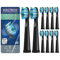 Replacement Sonic Electric Toothbrush Heads - 10 Pack