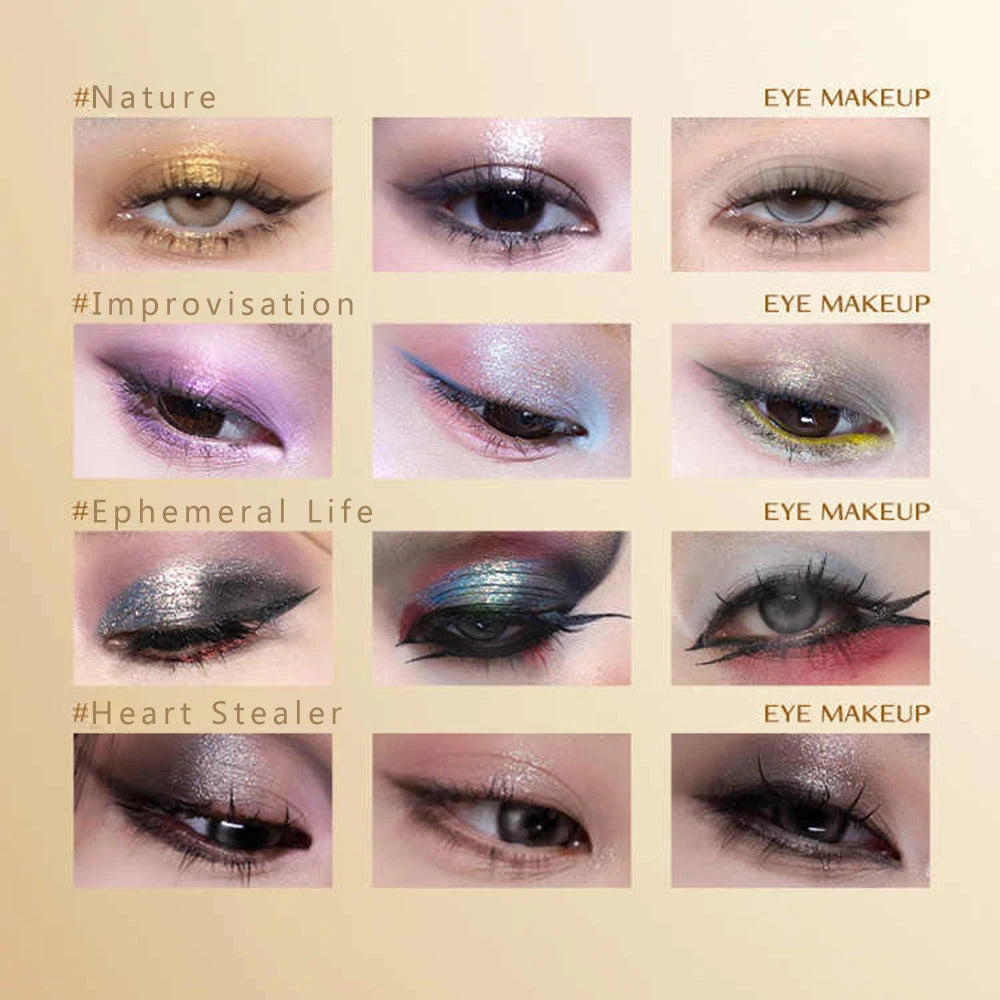 16-Color Shimmer and Matte Eyeshadow Palette - 2