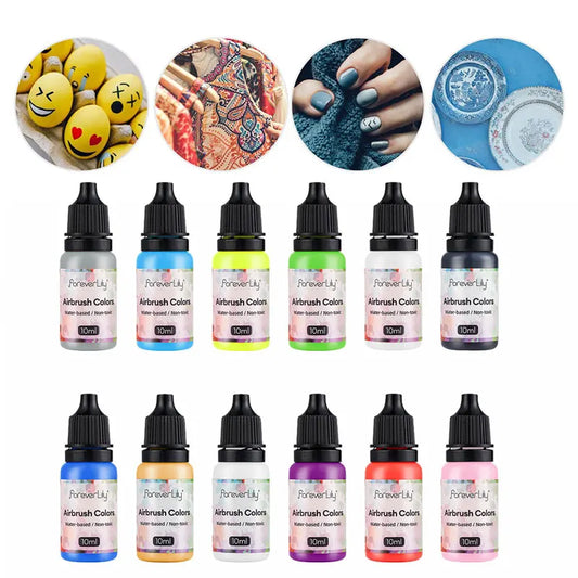 Professional Airbrush Paint Set for Nail Art and Crafts