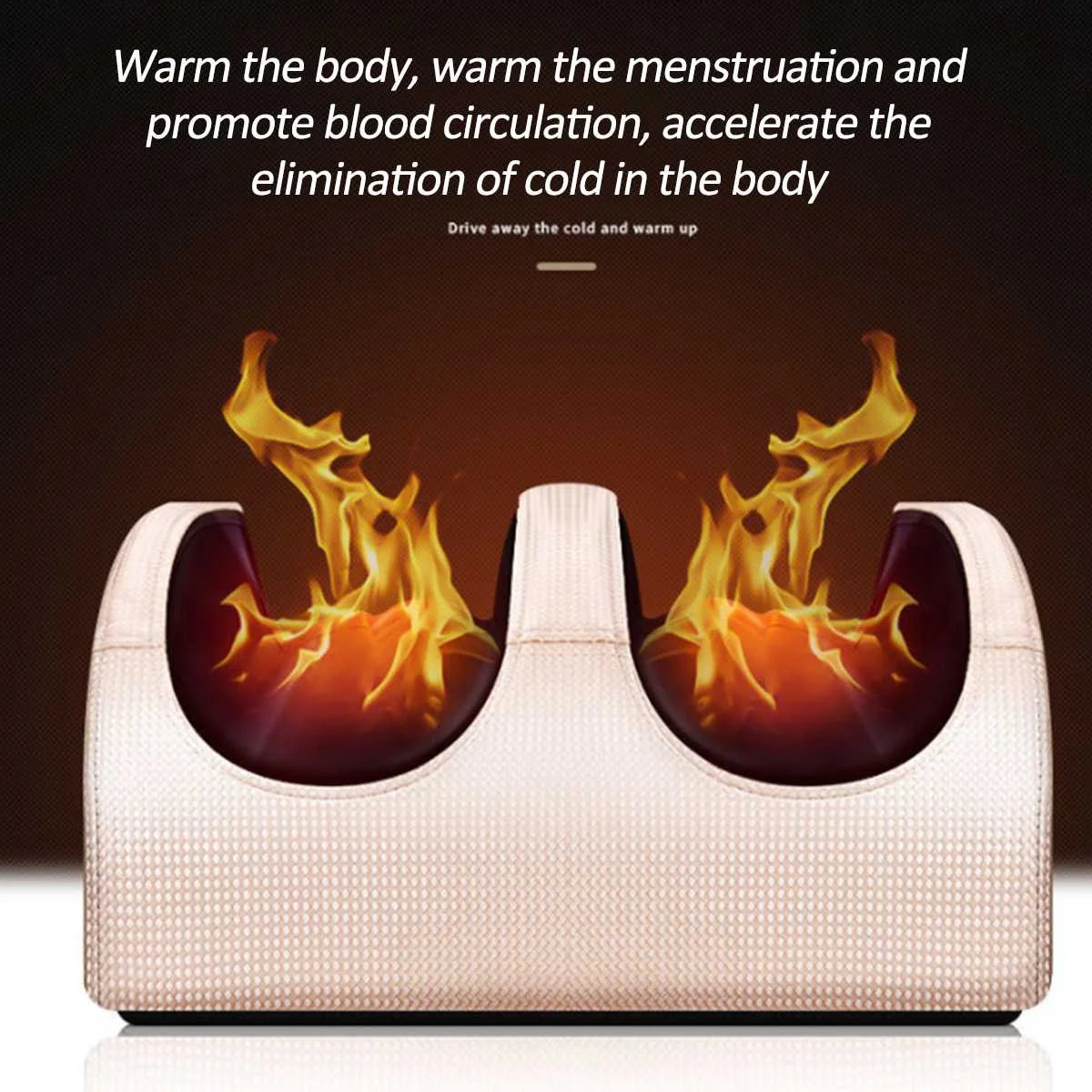 Electric Heated Foot Massager with Kneading and Vibration - 5