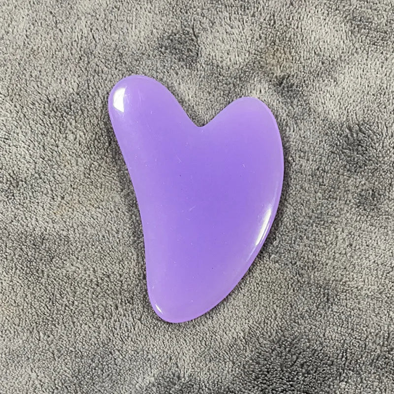 Natural Gua Sha Massage Stone for Facial Sculpting and Skin Care - 25