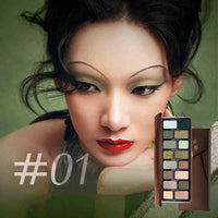 16-Color Shimmer and Matte Eyeshadow Palette
