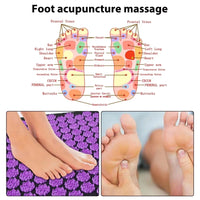 Acupressure Massage Mat and Pillow Set for Muscle Relief
