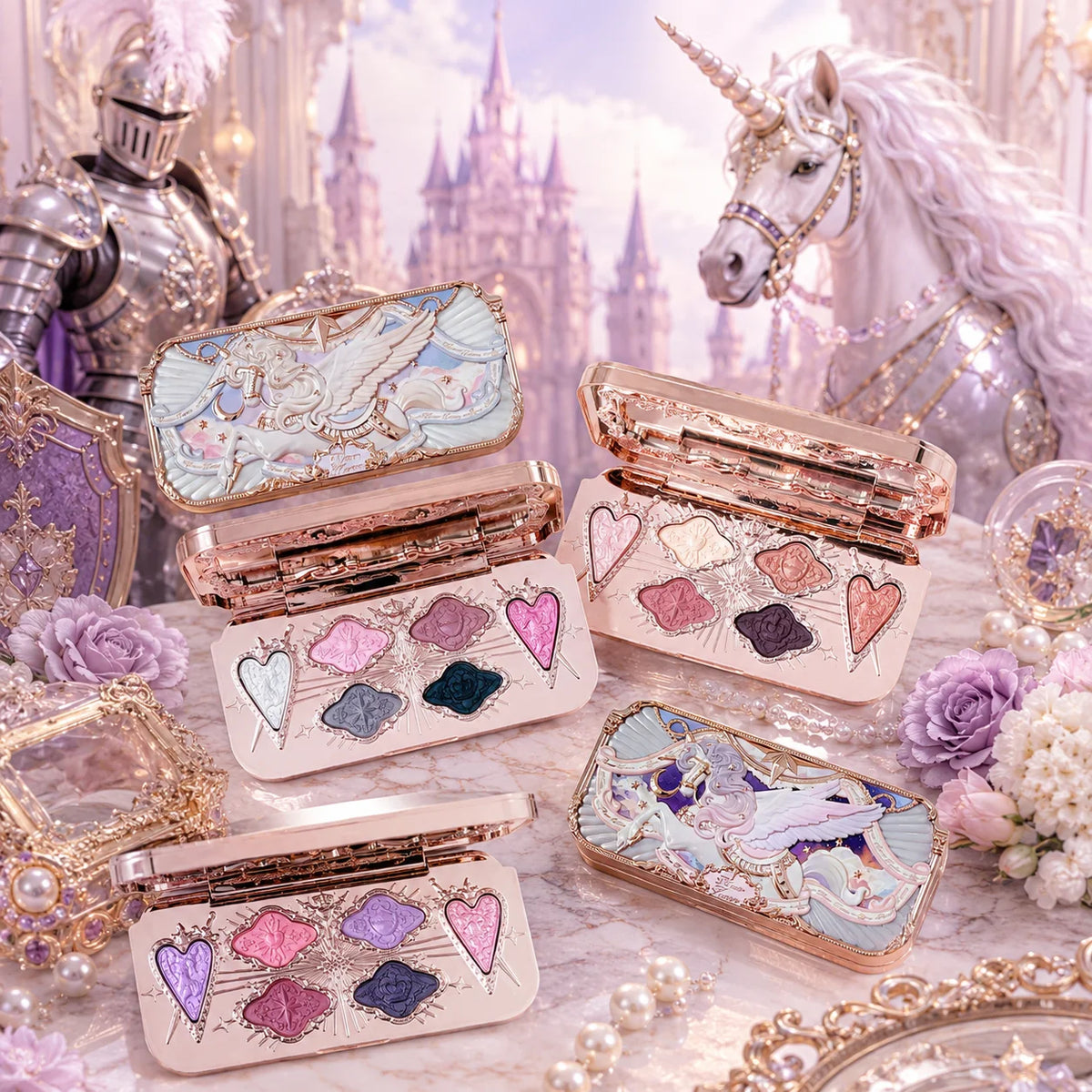 6-Color Enchanted Unicorn Eyeshadow Palette
