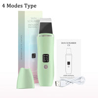 Ultrasonic Facial Skin Scrubber for Deep Pore Cleaning
