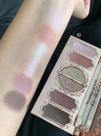 6-Color Butterfly Embossed Eyeshadow Palette