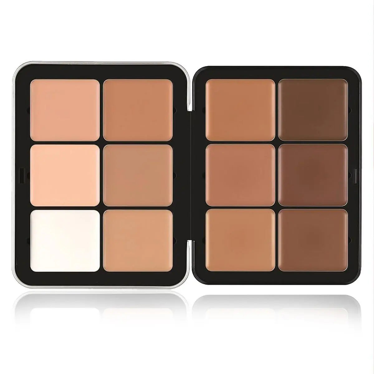 12-Color Creamy Blush and Contour Palette - 29