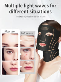7-Color LED Light Therapy Face and Neck Rejuvenation Mask