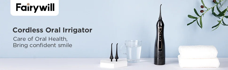 Portable Cordless Water Flosser and Electric Toothbrush Set - 7