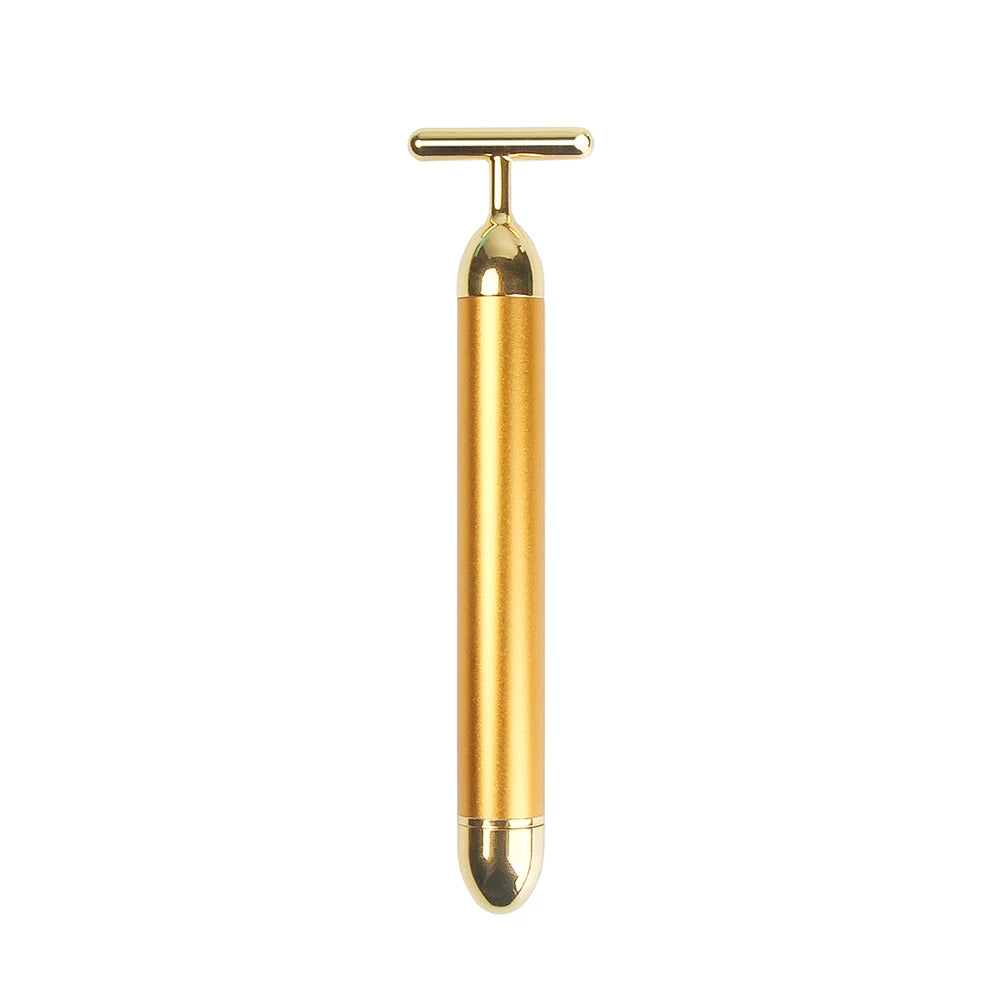 24k Gold Vibrating Facial Slimming and Firming Beauty Bar - 24