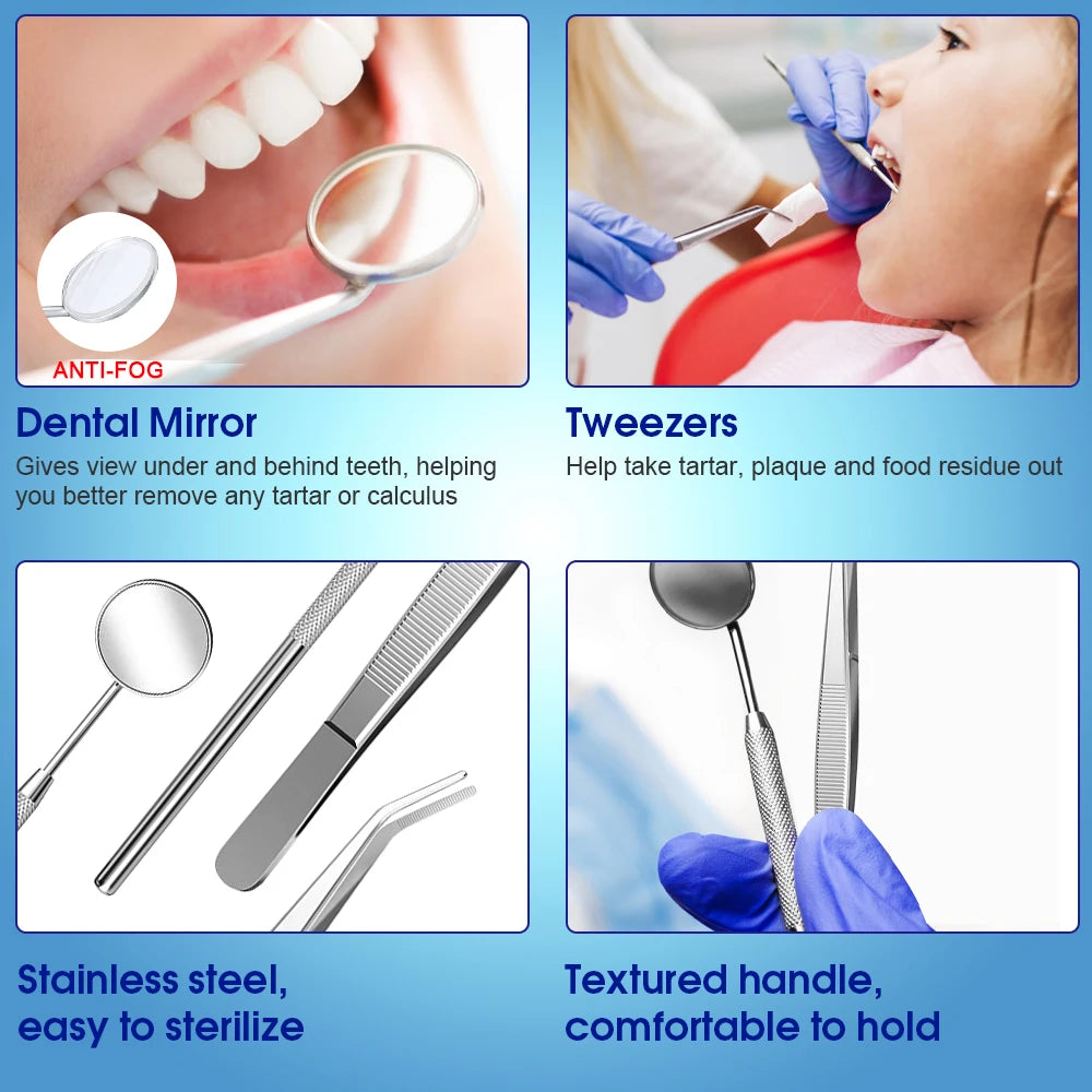 Electric Sonic Tooth Calculus & Tartar Remover Tool - 5