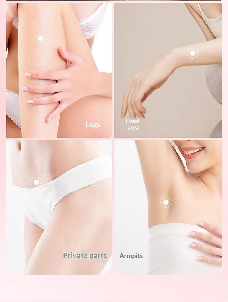 2-in-1 Painless Electric Hair Remover for Face and Body - 19