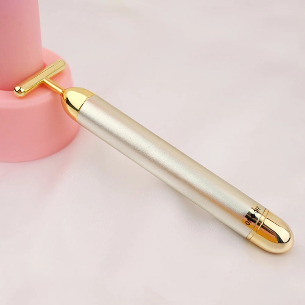 24k Gold Vibrating Facial Slimming and Firming Beauty Bar - 19