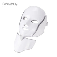 7-Color LED Facial and Neck Light Therapy Mask