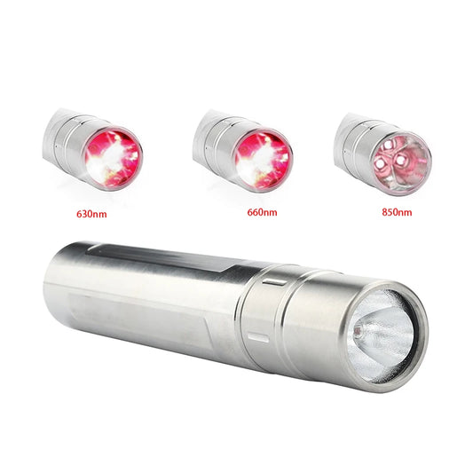 Portable Red Light Therapy Device for Pain Relief and Skin Care