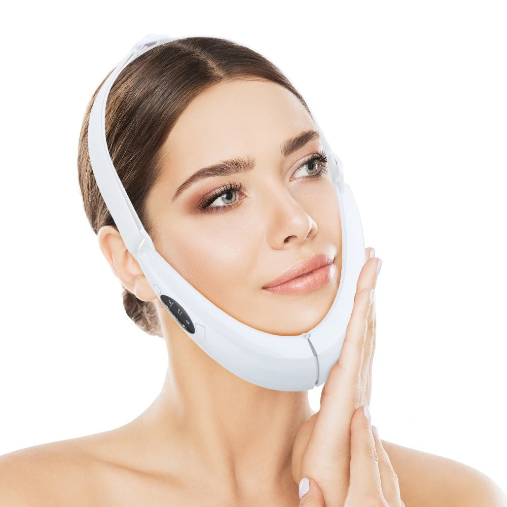 LED Photon Therapy V-Line Face Lifting Massager - 10