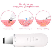 3-in-1 Ultrasonic Facial Skin Scrubber and Pore Cleaner