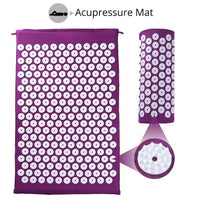 Acupressure Mat and Pillow Set for Back Pain Relief