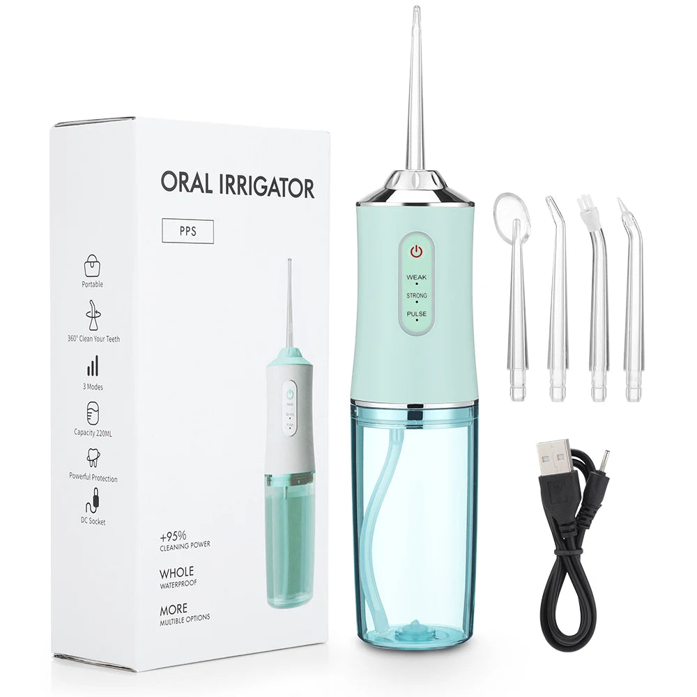 Portable Sonic Teeth Tartar Remover and Whitening Tool - 22