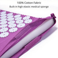 Acupressure Mat and Pillow Set for Back Pain Relief