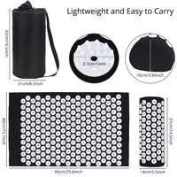 Acupressure Mat and Pillow Set for Back Pain Relief