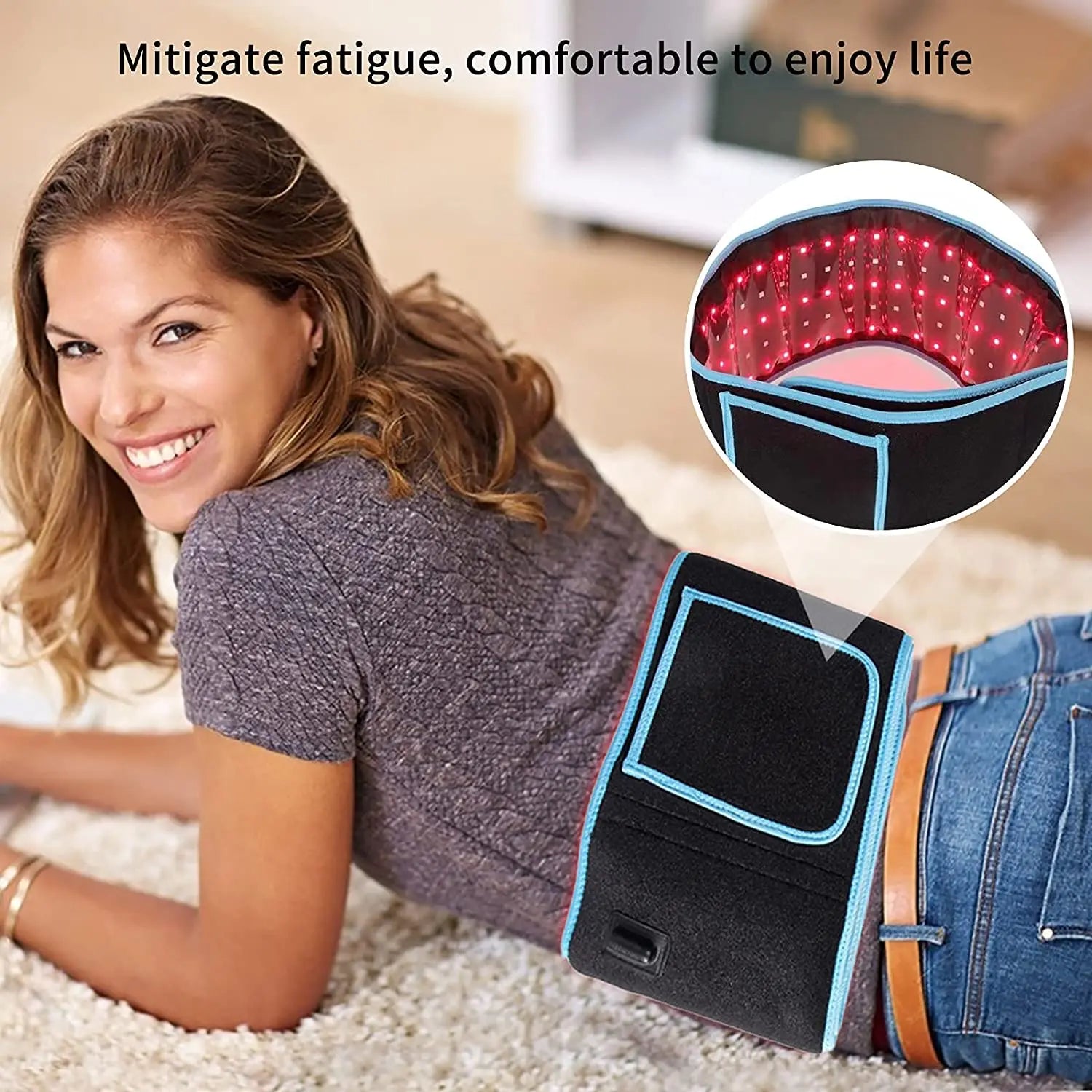 Infrared Red Light Therapy Belt for Pain Relief and Recovery - 11