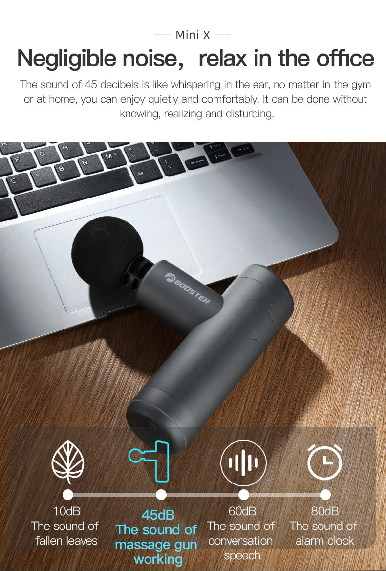 Portable Mini Percussion Massage Gun for Muscle Recovery - 10