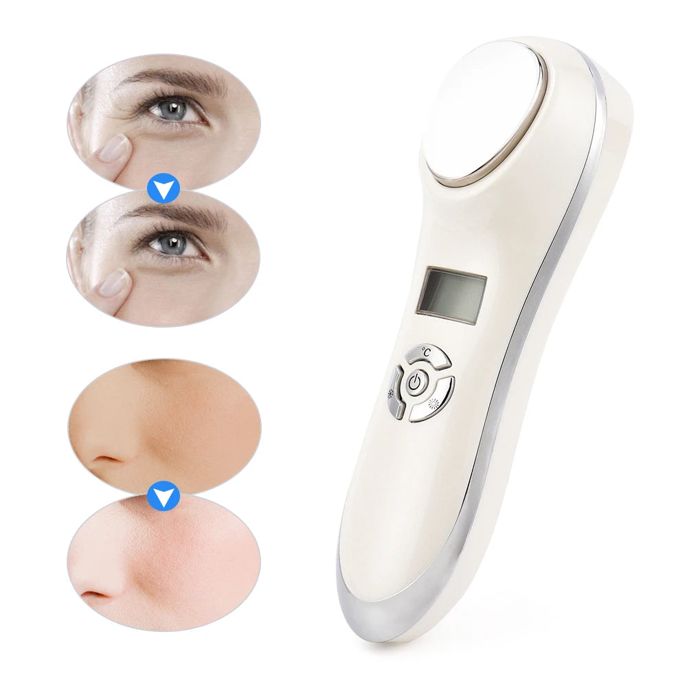 Hot & Cold Facial Vibration Massager for Skin Tightening - 15