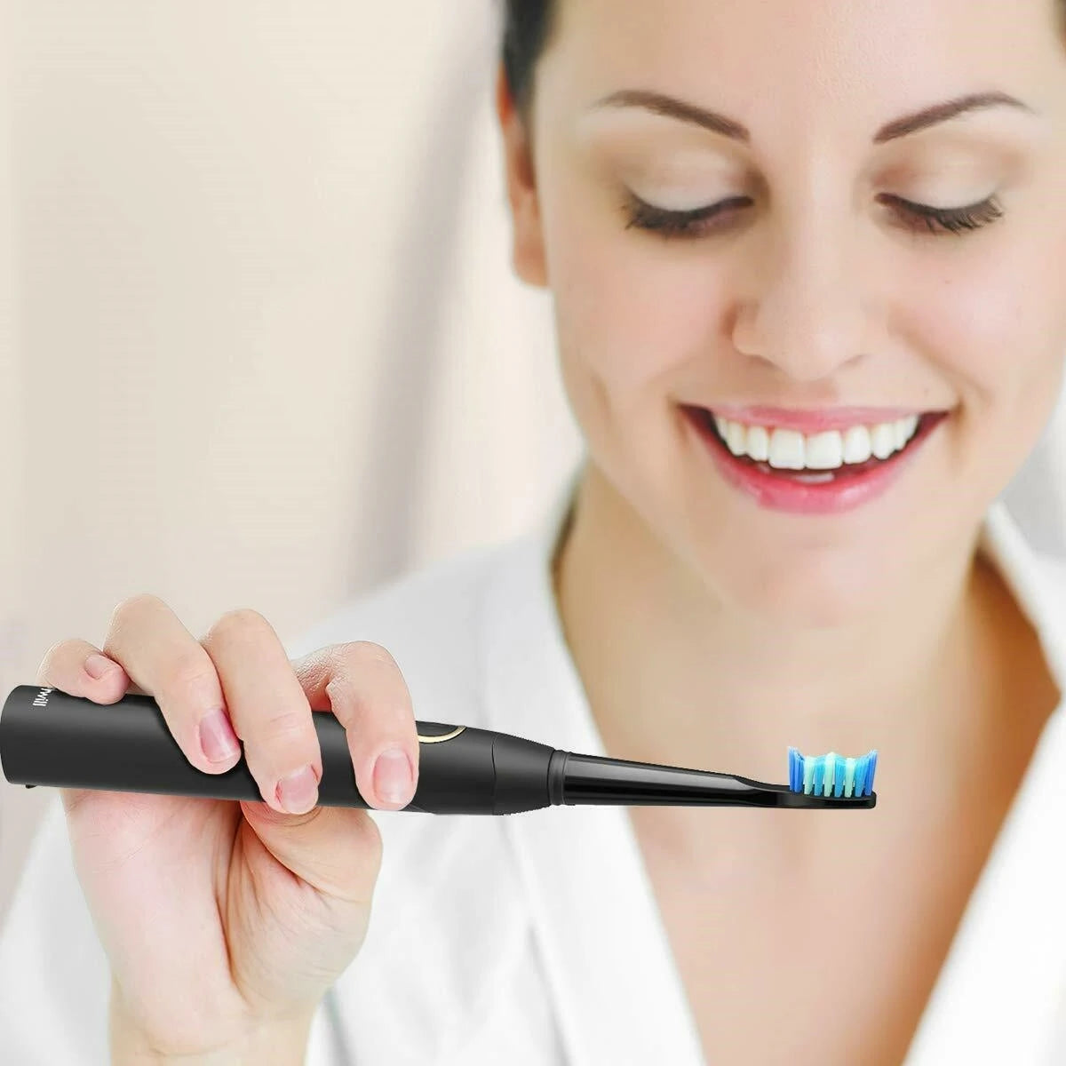 Sonic Rechargeable Electric Toothbrush with 8 Brush Heads - 6
