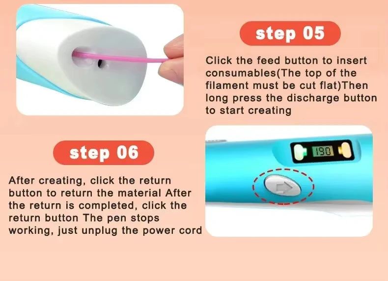 3D Printing Pen for Kids Creative Drawing - 14