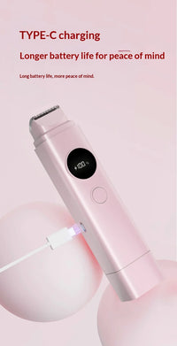 2-in-1 Painless Electric Hair Remover for Face and Body