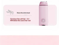 2-in-1 Painless Electric Hair Remover for Face and Body