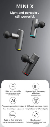 Portable Mini Percussion Massage Gun for Muscle Recovery