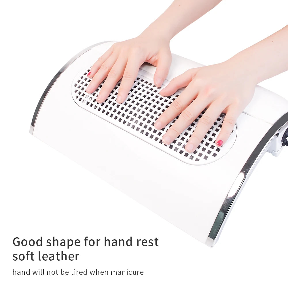 3-Fan Professional Nail Dust Collector & Vacuum Cleaner - 23