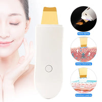 Ultrasonic Facial Skin Scrubber and Pore Deep Cleaning Device