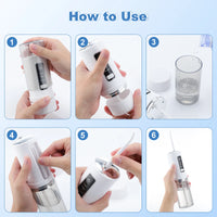 Portable Cordless Water Flosser for Deep Teeth Cleaning