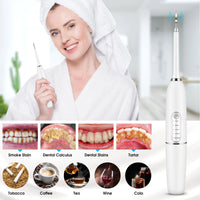 Portable Sonic Teeth Tartar Remover and Whitening Tool