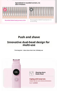 2-in-1 Painless Electric Hair Remover for Face and Body