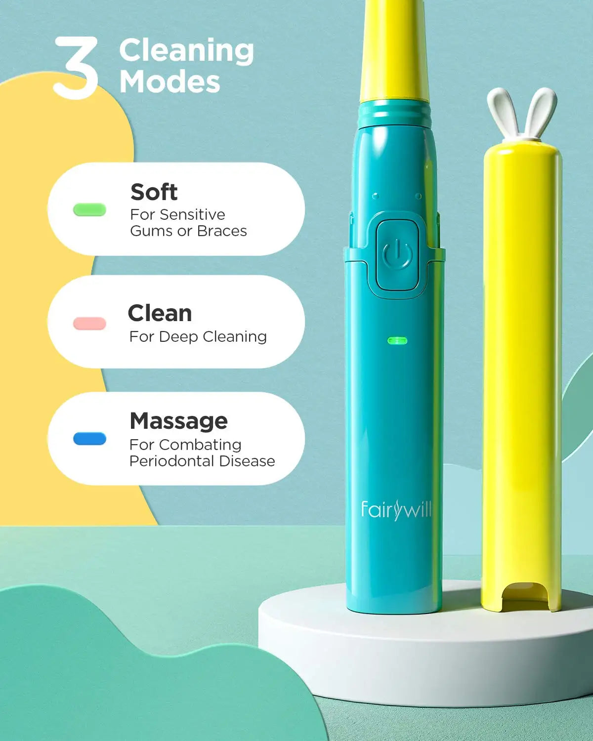 Rechargeable Sonic Electric Toothbrush for Family - 22