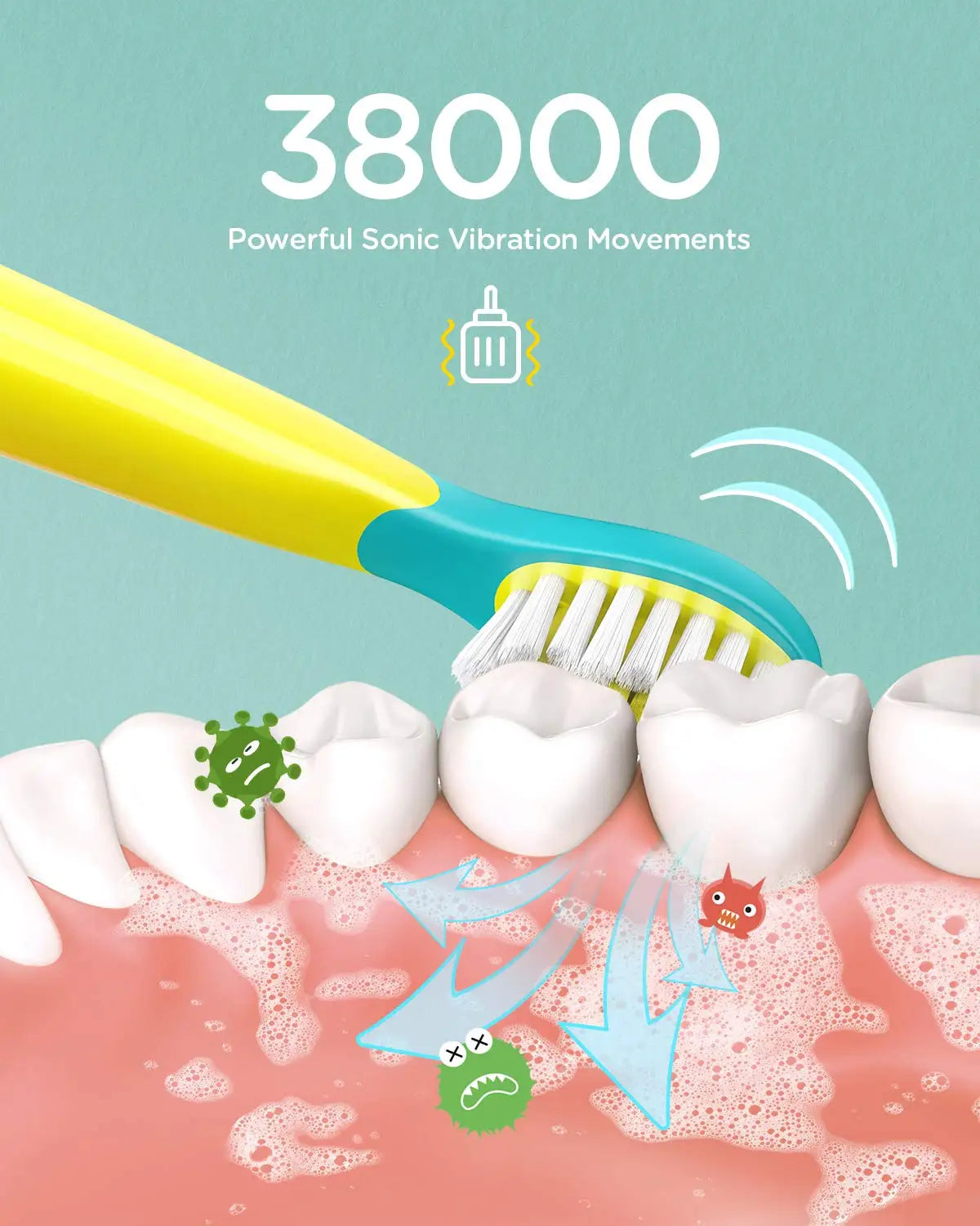Rechargeable Sonic Electric Toothbrush for Family - 20